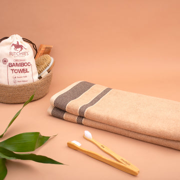 Ritchie's Lifestyle Bamboo 600 GSM Bath Towel (Pack of 1)